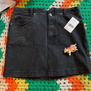 Free people Soft Black mini skirt